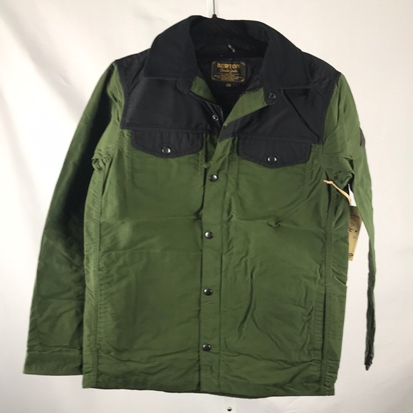 Burton Stead Field Jacket Rifle Green Black NWT - Picture 6 of 6